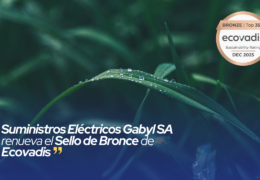 Gabyl recibe la medalla de bronce EcoVadis por su compromiso con la sostenibilidad